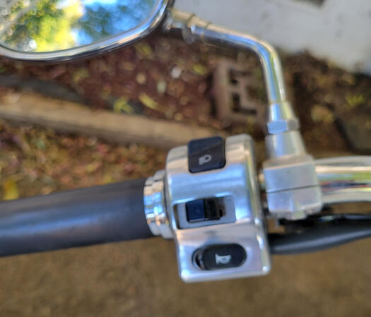 left handle